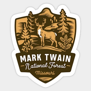 Mark Twain National Forest Missouri Wildlife Sticker